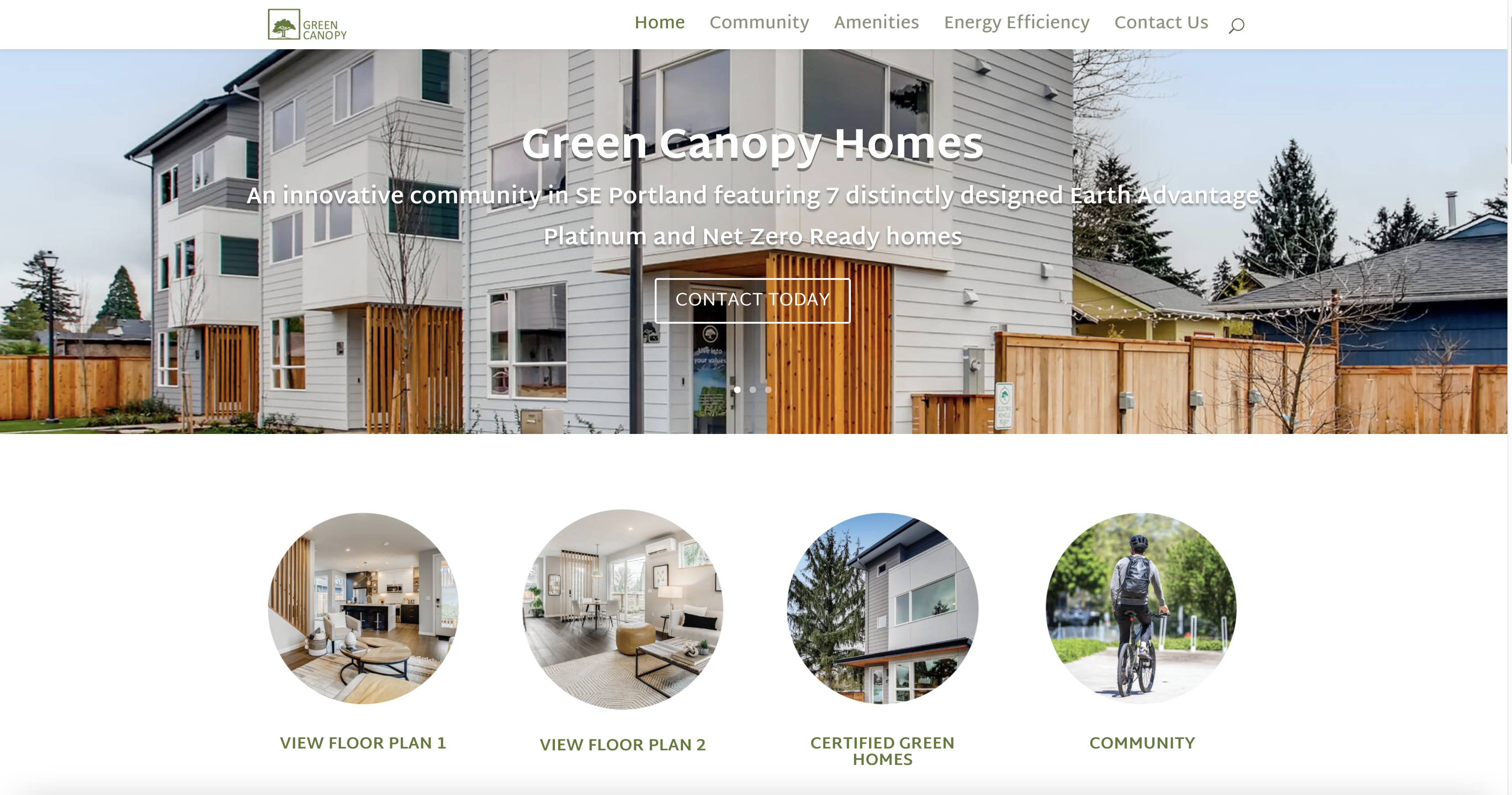 green canopy se portland home page